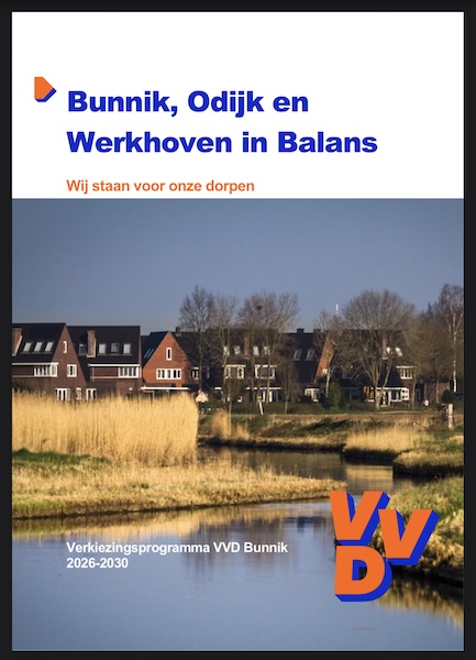 Lees meer over het artikel Verkiezingsprogramma GR2026 VVD Bunnik 